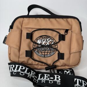 Triple B Records Worldwide Hardcore Side Bag BBB Merch Hardcore Punk Globe Logo